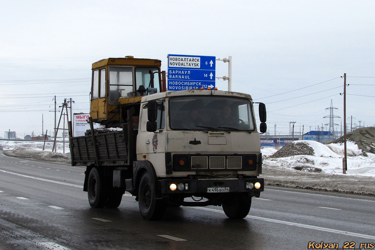 Новосибирская область, № К 496 ВО 54 — МАЗ-53371