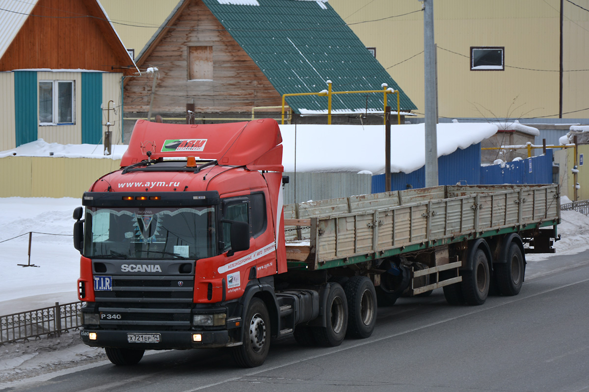 Саха (Якутия), № Х 721 ЕР 14 — Scania ('1996) P340