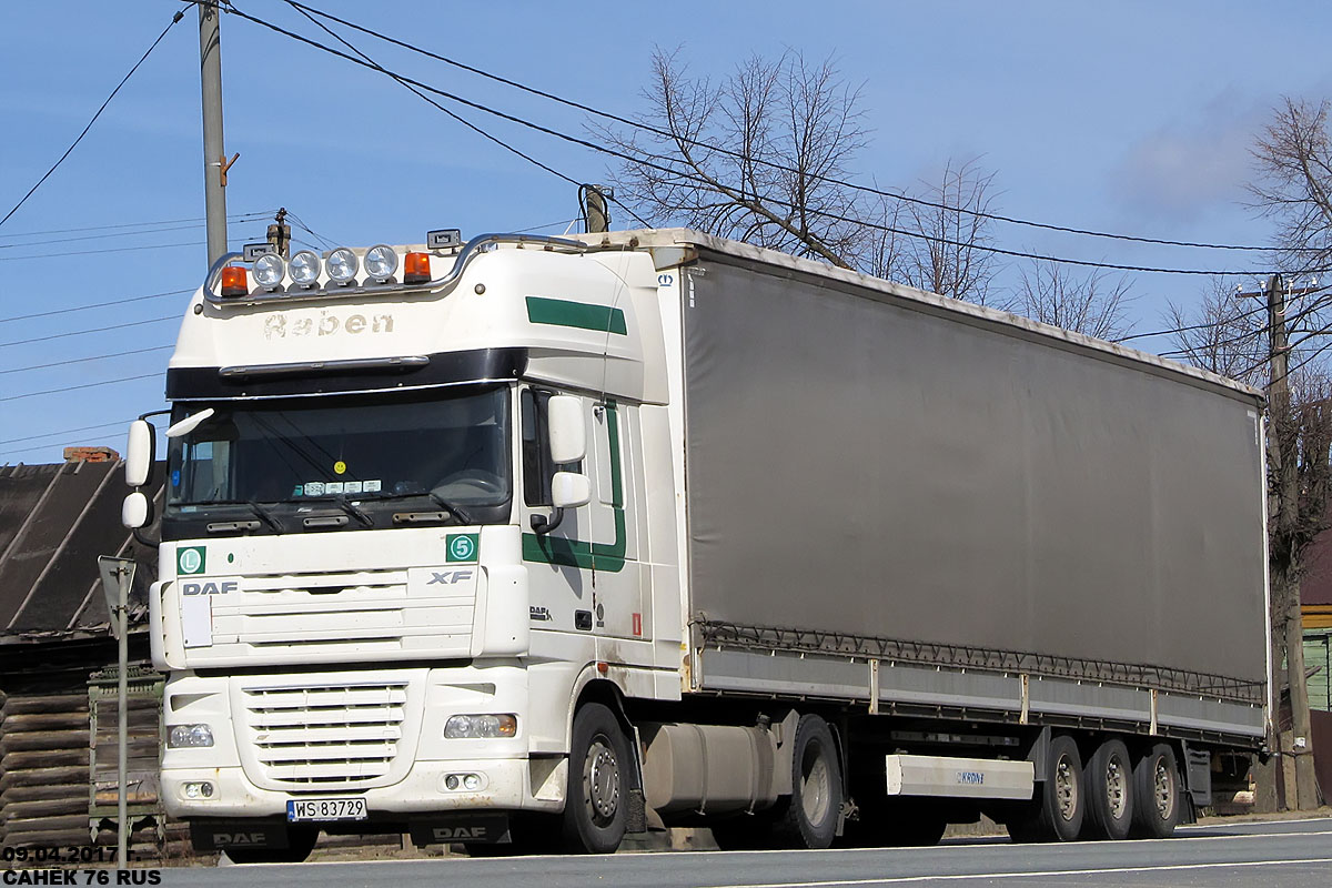 Польша, № WS 83729 — DAF XF105 FT