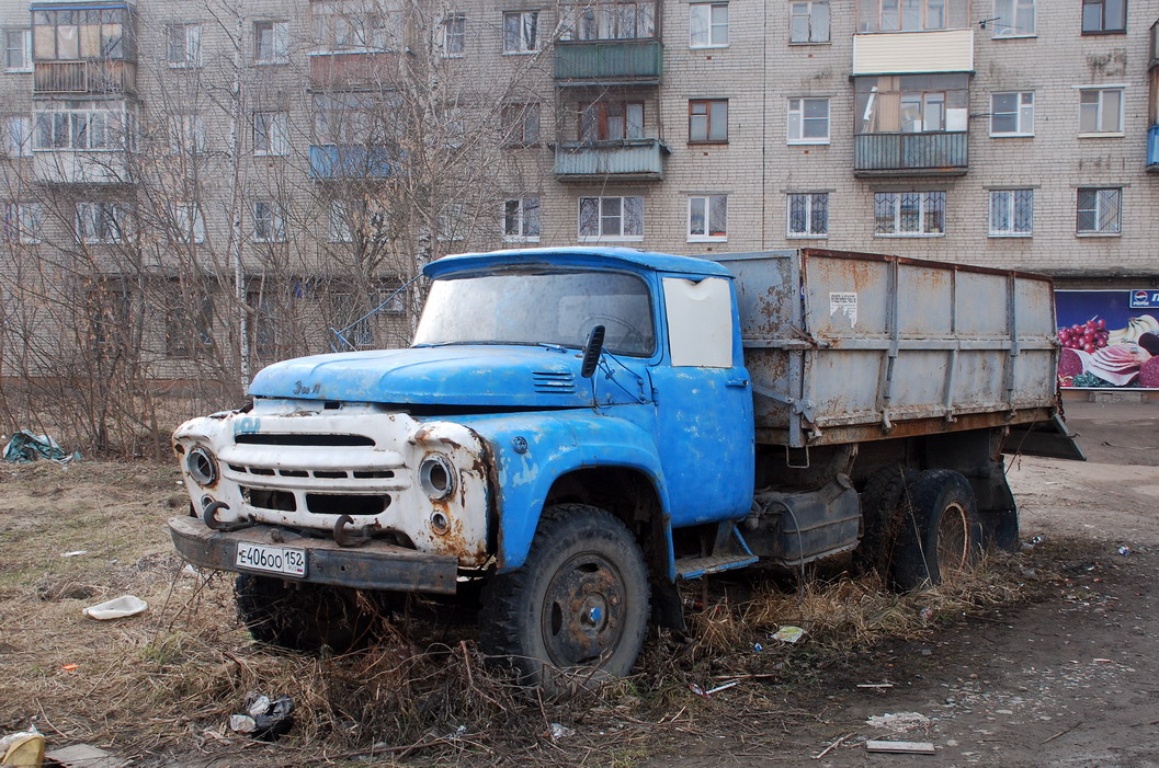 Нижегородская область, № Е 406 ОО 152 — ЗИЛ-130 (общая модель)