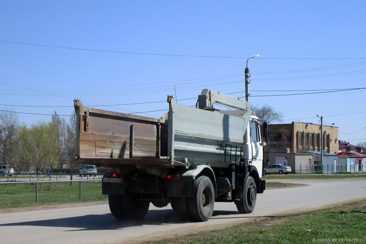 Волгоградская область, № У 231 ХО 34 — МАЗ-555102