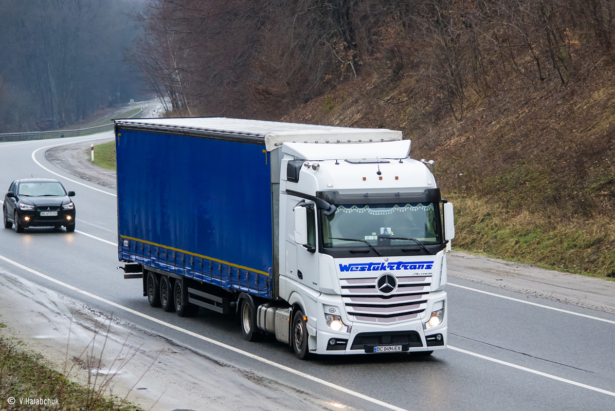 Львовская область, № ВС 0494 ЕХ — Mercedes-Benz Actros ('2011) 1845