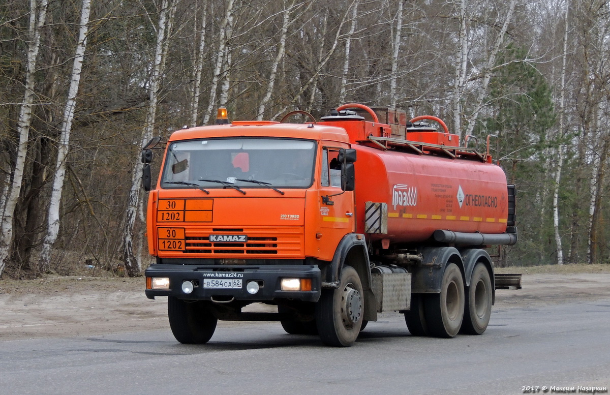 Рязанская область, № В 584 СА 62 — КамАЗ-65115-D3