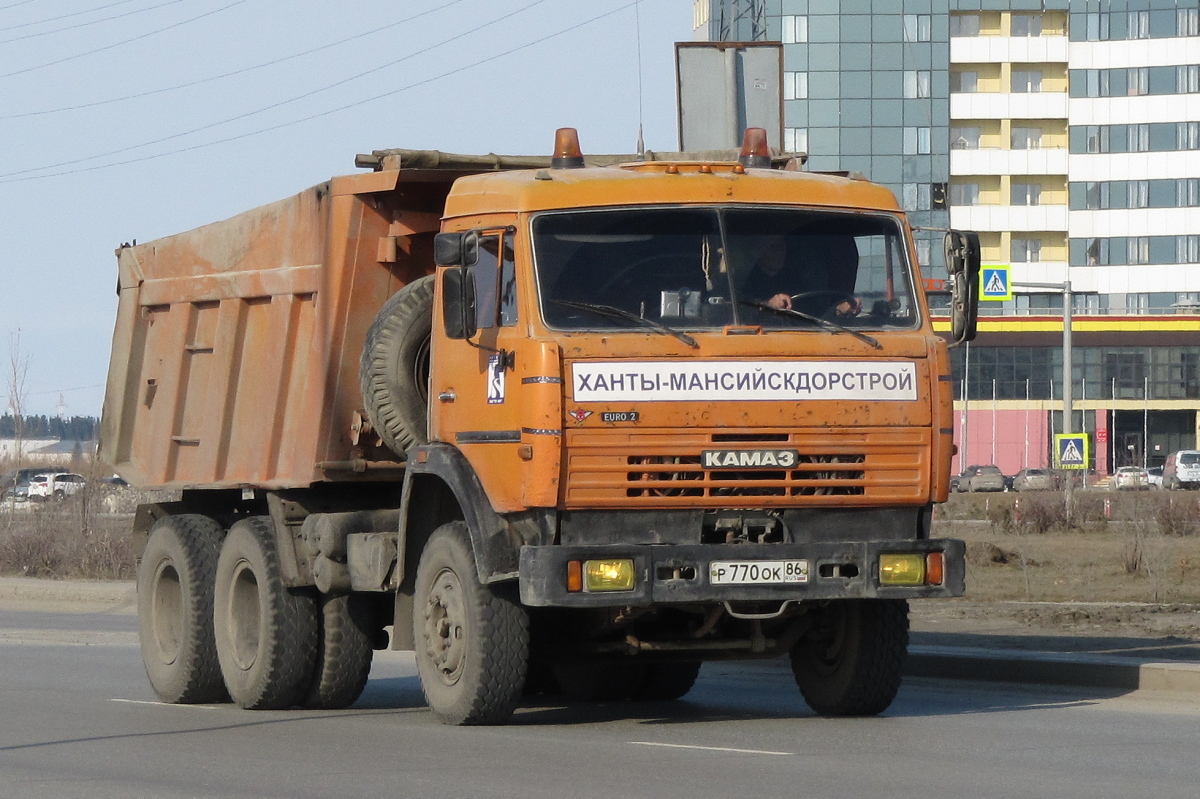 Ханты-Мансийский автоном.округ, № Р 770 ОК 86 — КамАЗ-65115 [651150]