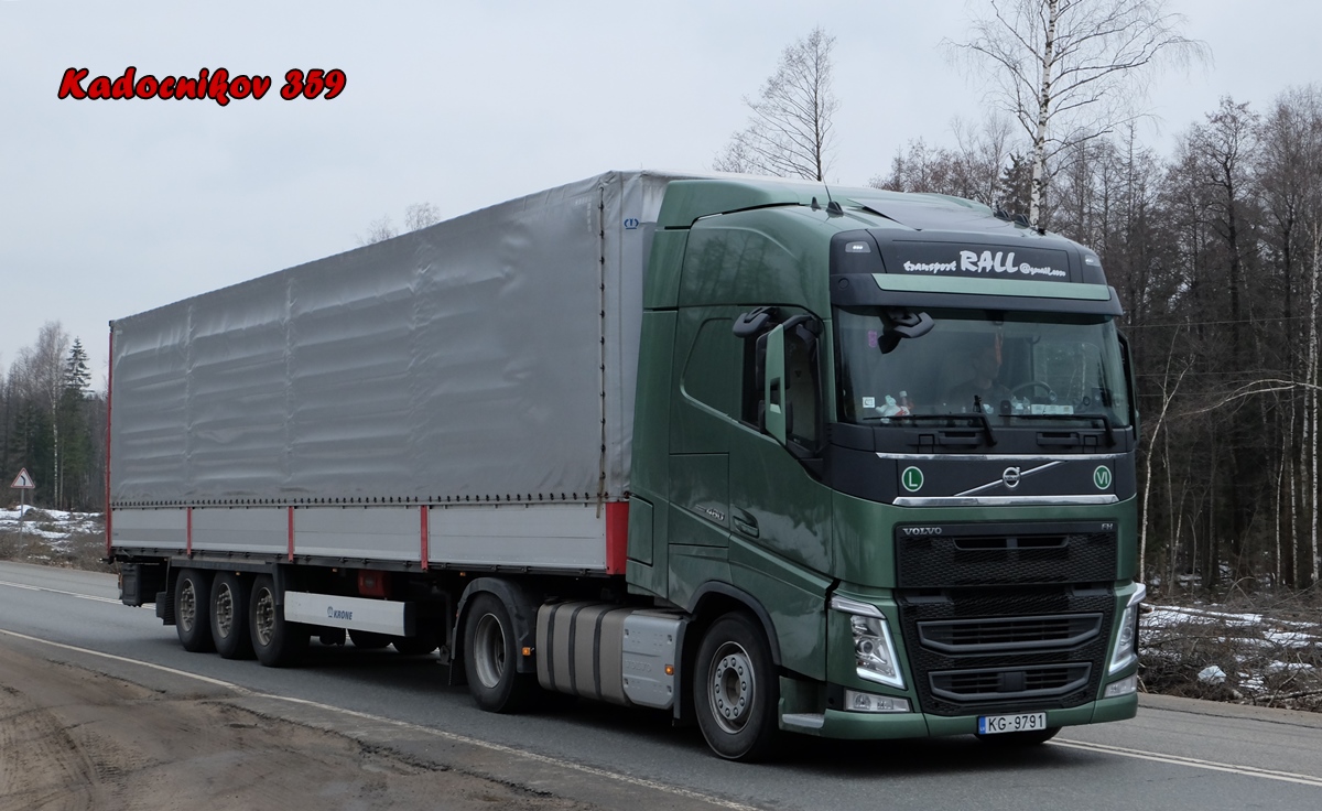 Латвия, № KG 9791 — Volvo ('2012) FH.460