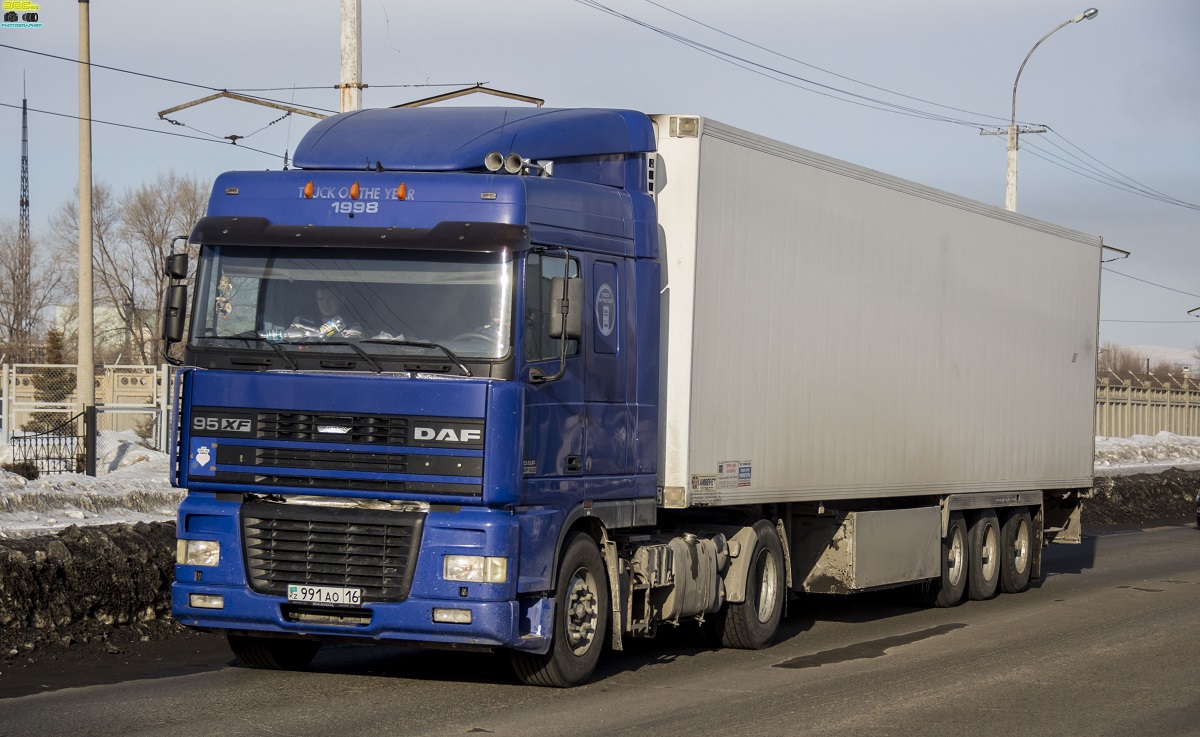 Восточно-Казахстанская область, № 991 AO 16 — DAF 95XF FT