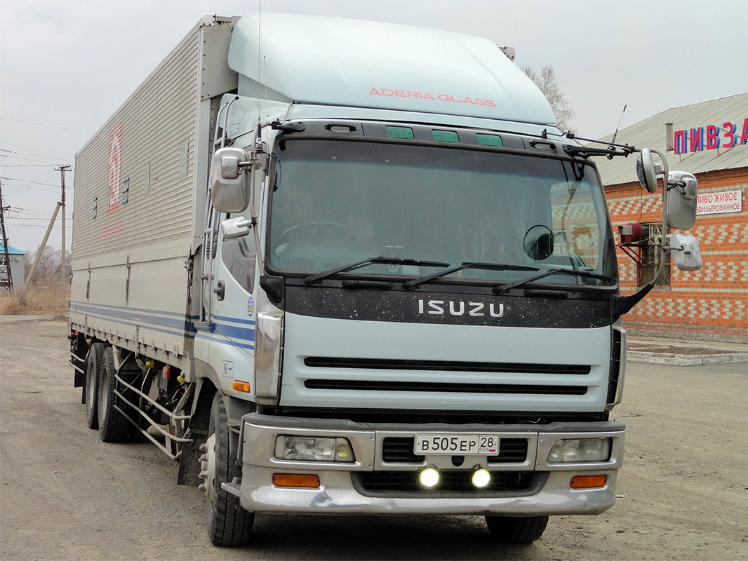 Амурская область, № В 505 ЕР 28 — Isuzu Giga (общая модель)