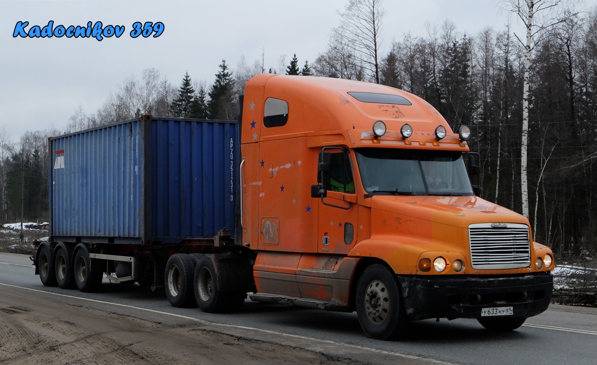 Тверская область, № У 633 НУ 69 — Freightliner Century Class