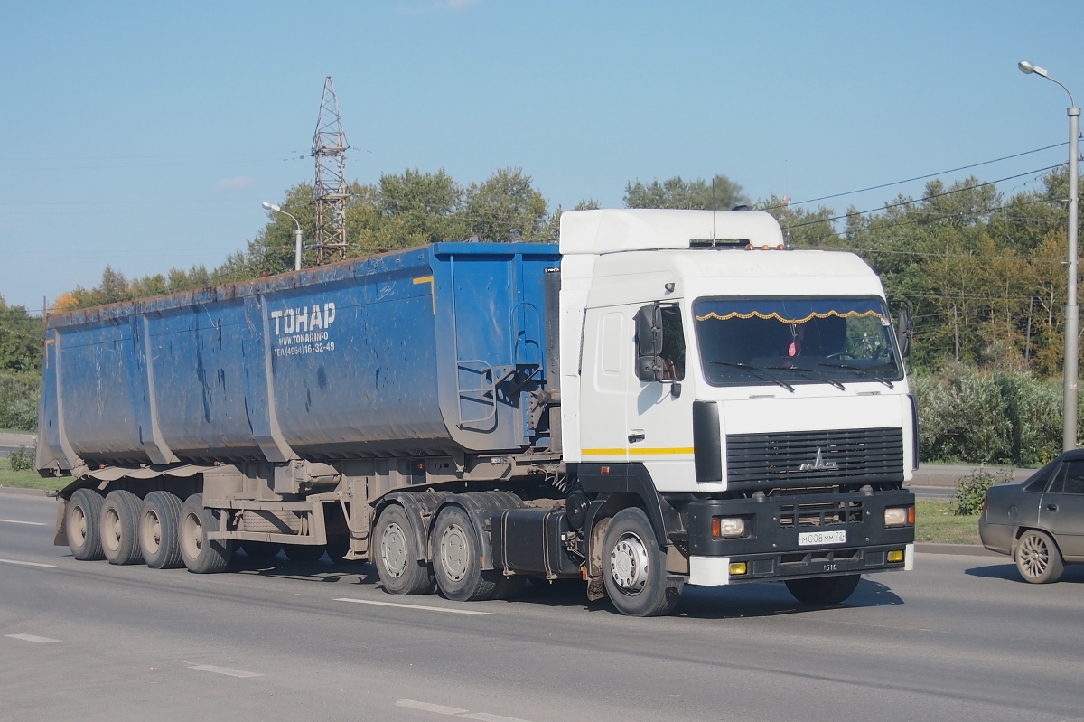 Тюменская область, № М 008 ММ 72 — МАЗ-6430A8