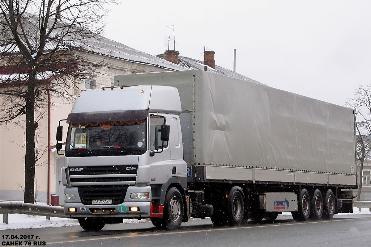 Днепропетровская область, № АЕ 3277 ЕА — DAF CF85 FT