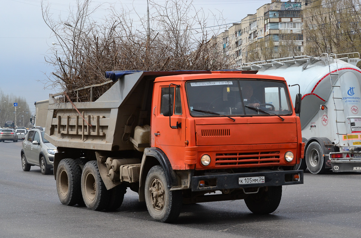 Волгоградская область, № К 105 ММ 34 — КамАЗ-55111 [551110]