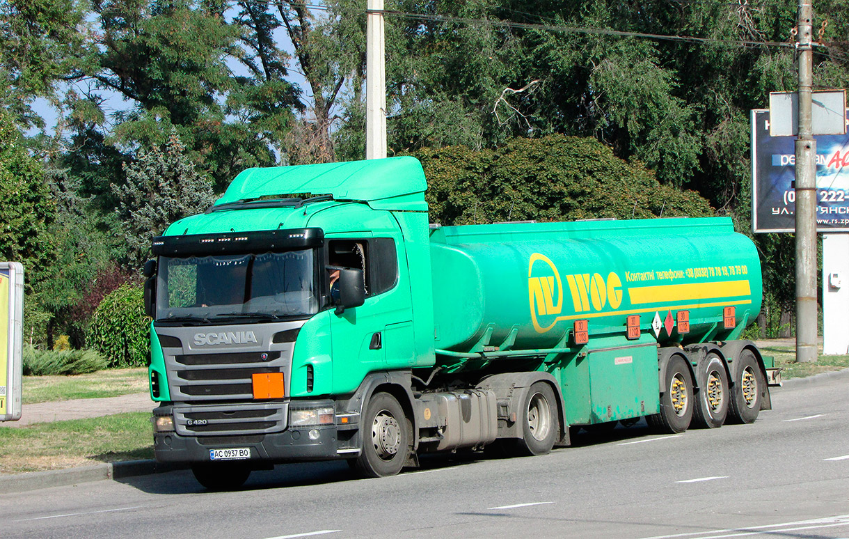 Волынская область, № АС 0937 ВО — Scania ('2009) G420
