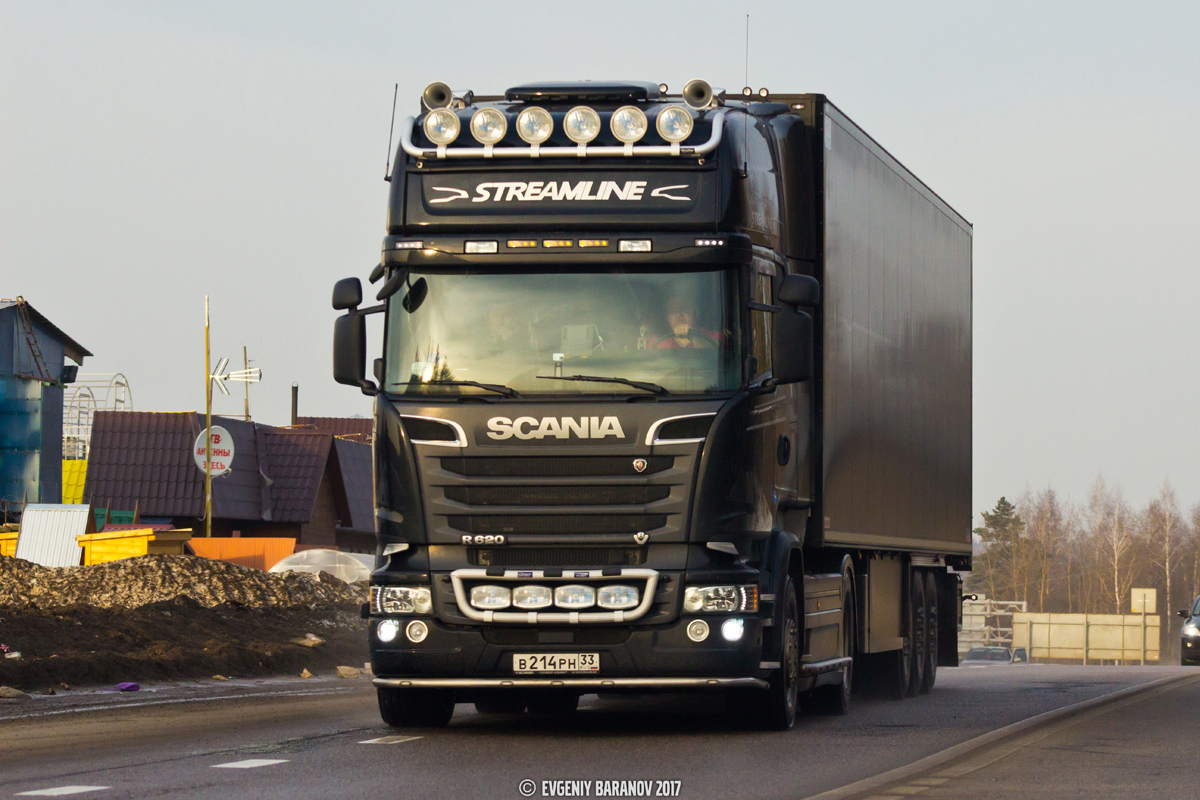 Владимирская область, № В 214 РН 33 — Scania ('2013) R620