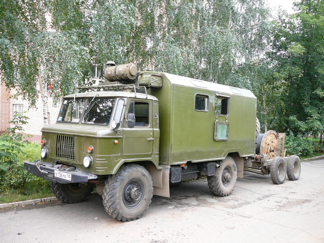 Удмуртия, № В 136 МА 18 — ГАЗ-66-15