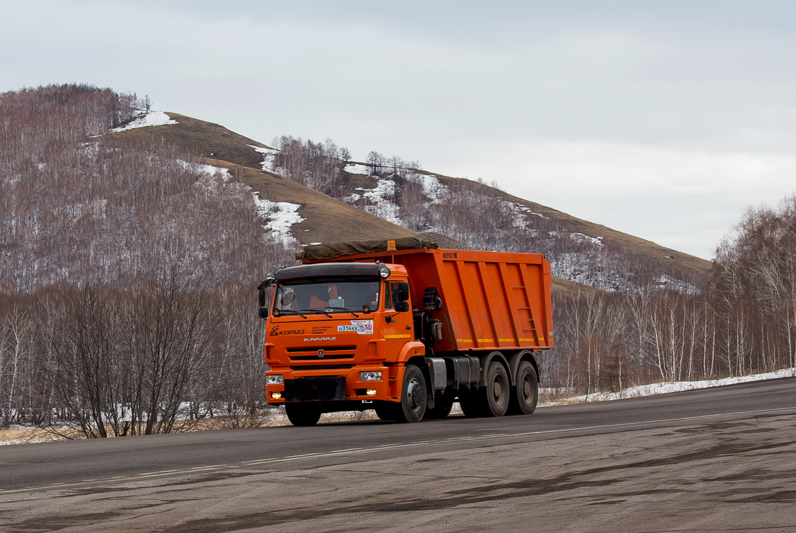 Хакасия, № Н 314 КК 19 — КамАЗ-6520 (общая модель)