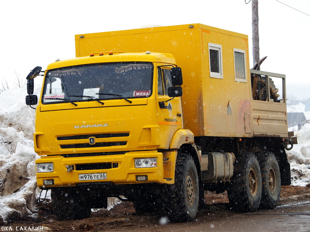 Сахалинская область, № М 976 ТЕ 65 — КамАЗ-43118-46