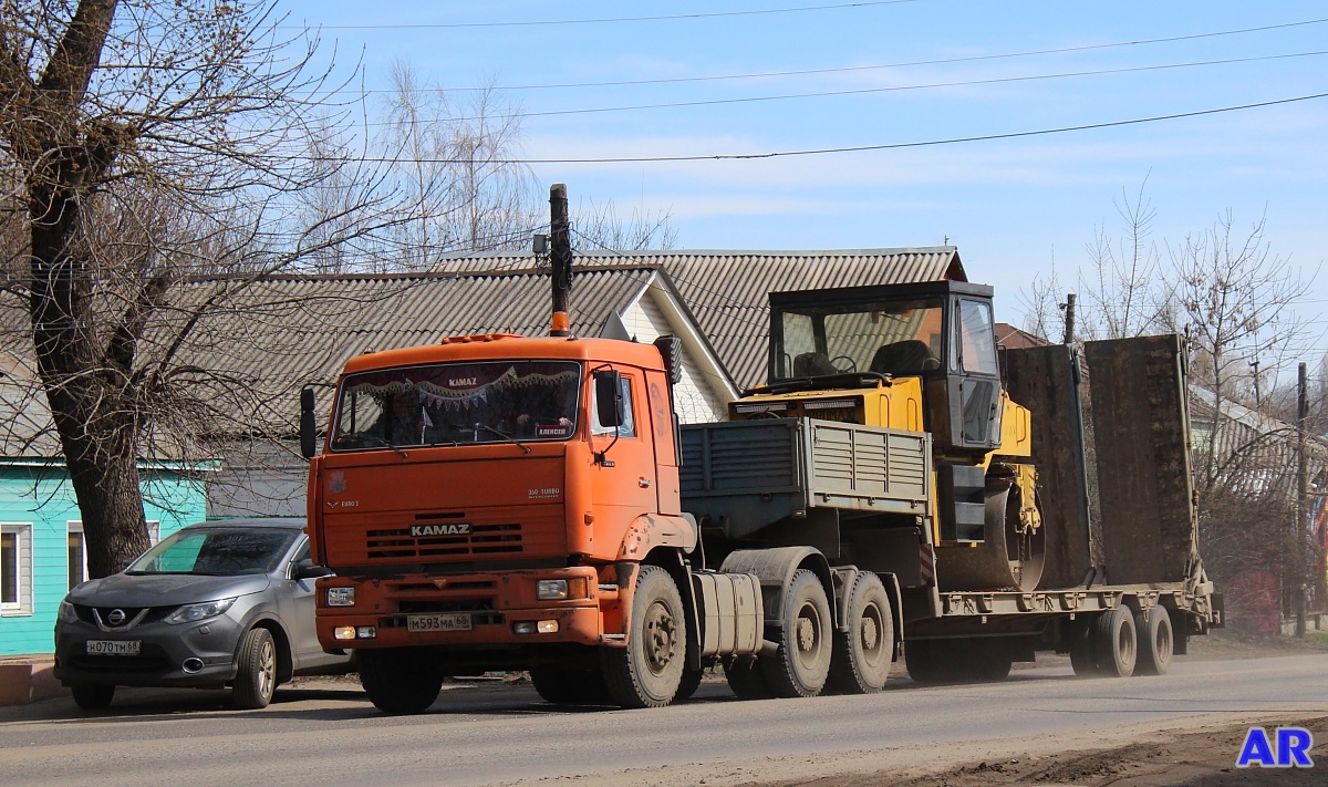 Тамбовская область, № М 593 МА 68 — КамАЗ-6460 [646000]