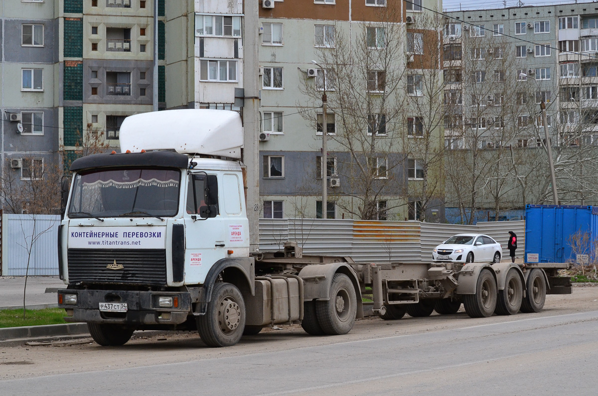 Волгоградская область, № Р 437 СТ 34 — МАЗ-543203