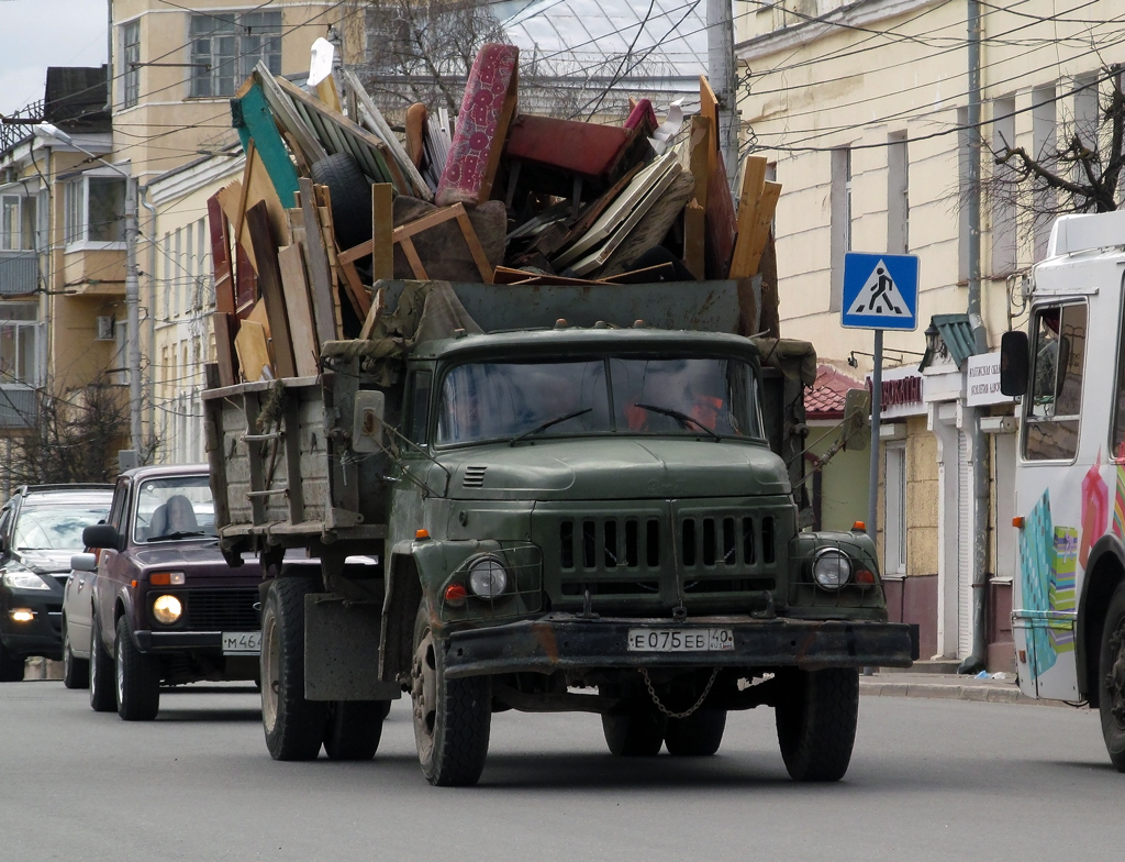 Калужская область, № Е 075 ЕВ 40 — ЗИЛ-495710