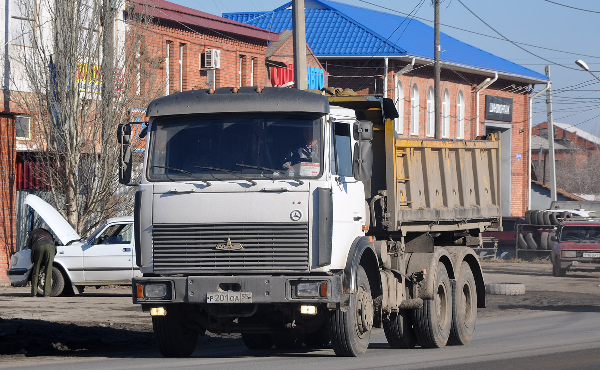 Омская область, № Р 201 ОА 55 — МАЗ-5516A5