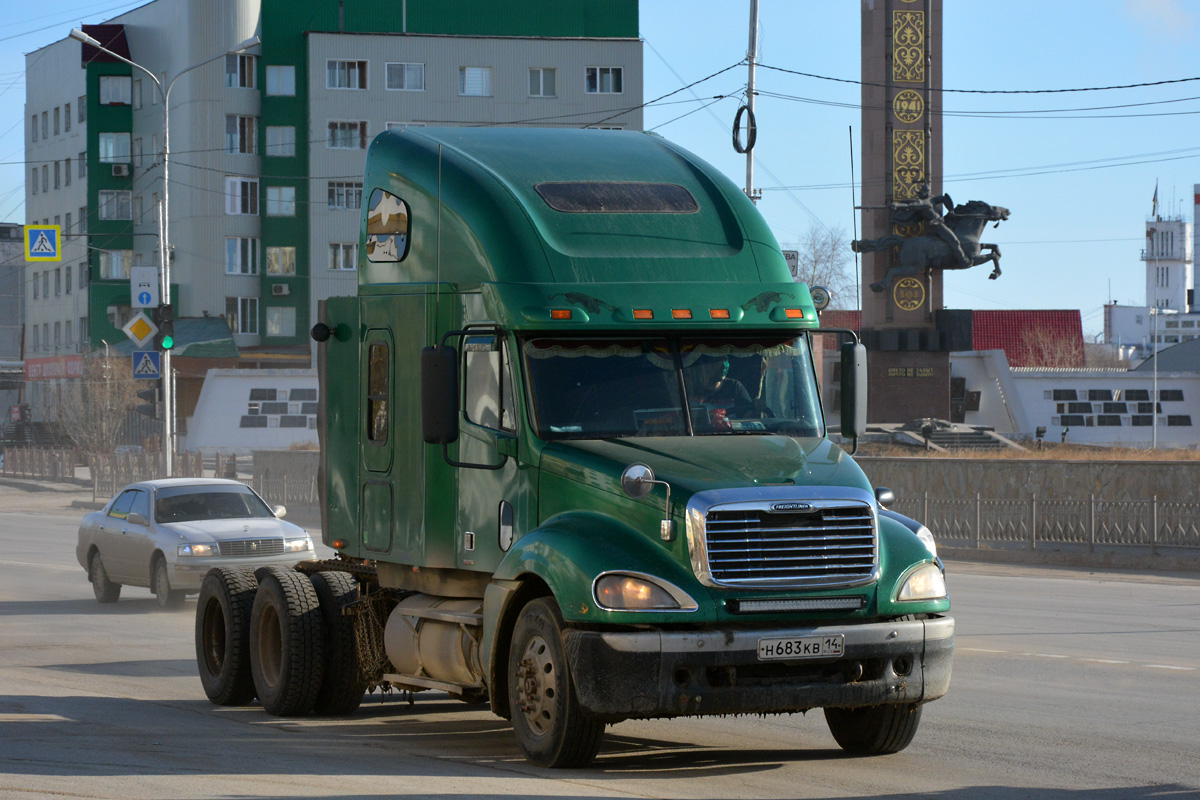 Саха (Якутия), № Н 683 КВ 14 — Freightliner Columbia