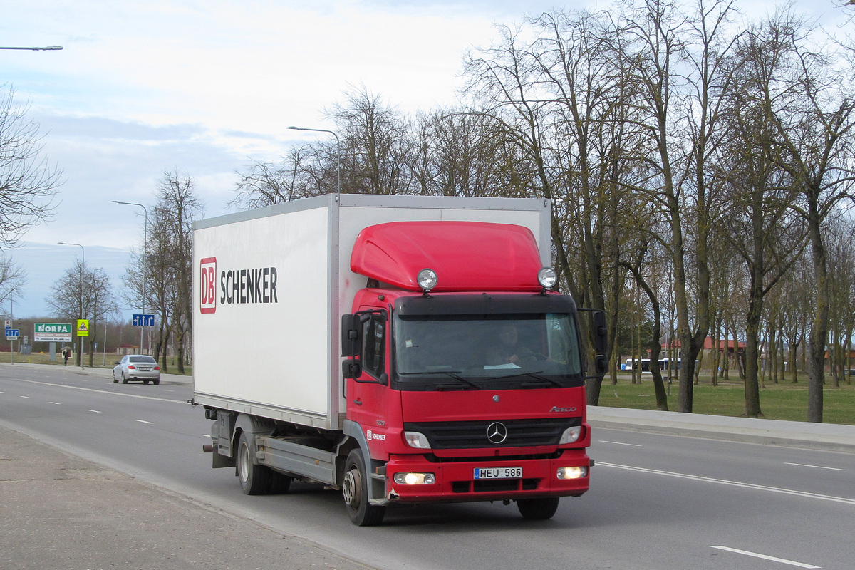 Литва, № HEU 585 — Mercedes-Benz Atego 1223