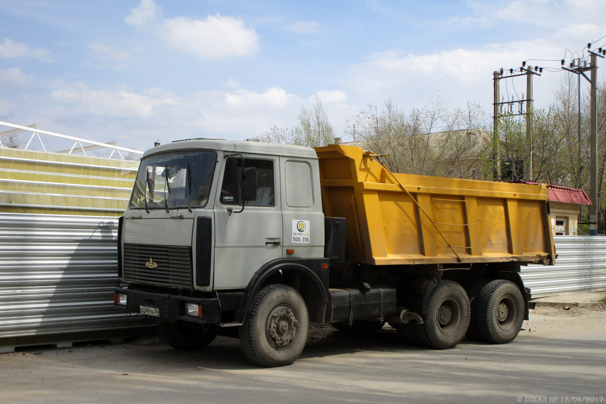 Волгоградская область, № А 049 УН 34 — МАЗ-5516 [551600]