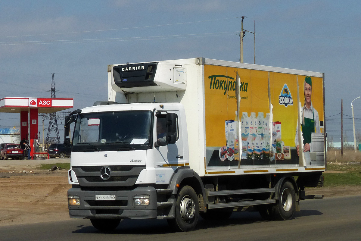 Волгоградская область, № А 938 НВ 134 — Mercedes-Benz Axor 1823