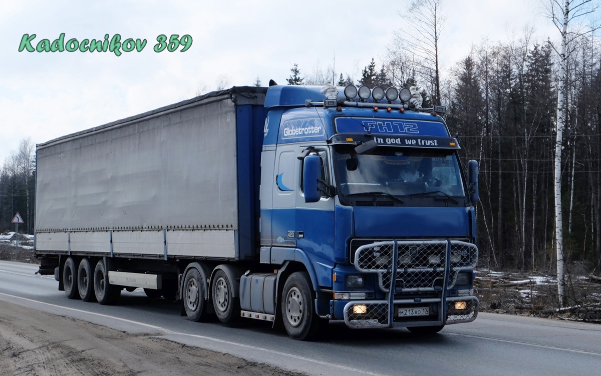 Карелия, № М 213 АО 10 — Volvo ('1993) FH12.420