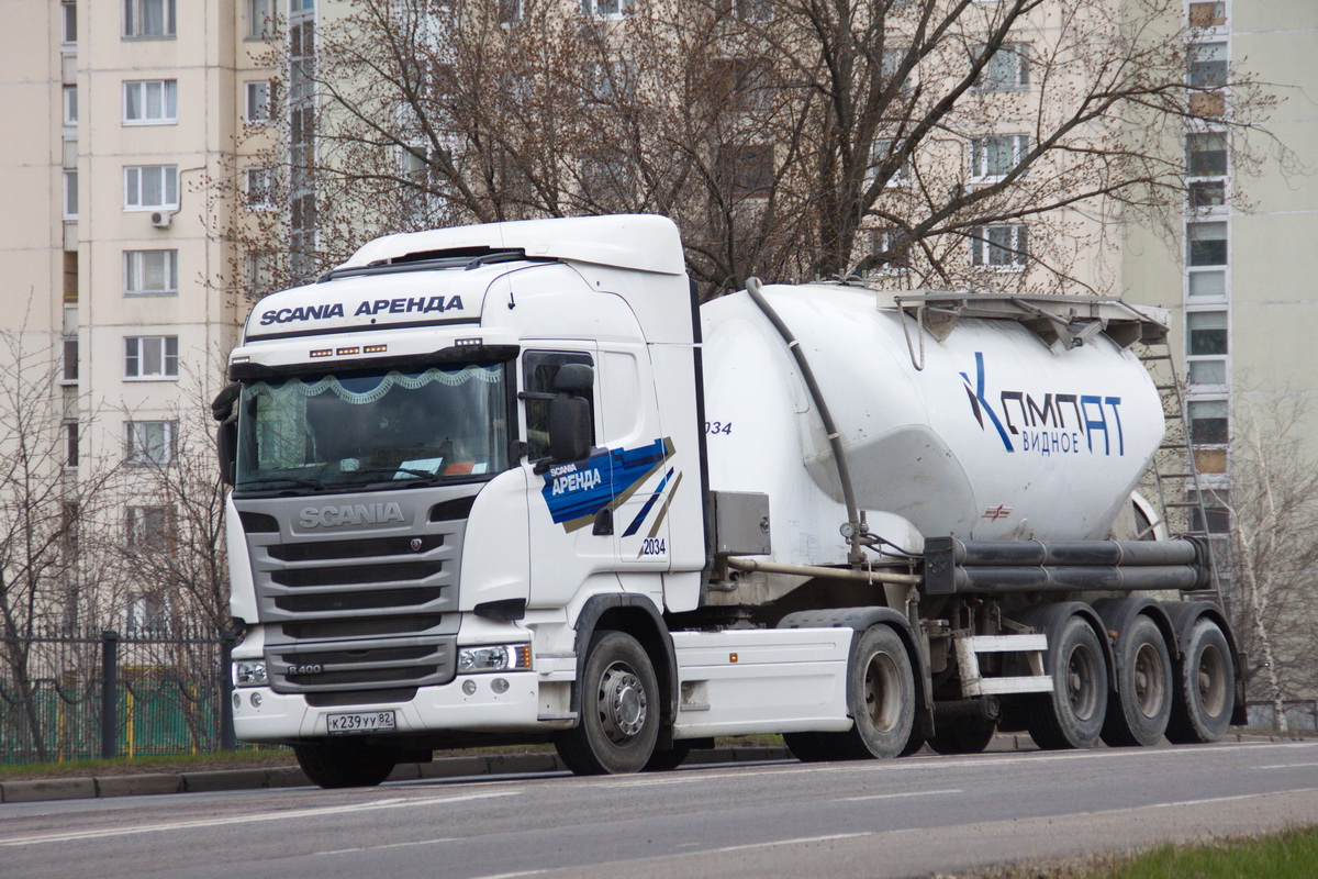 Санкт-Петербург, № К 239 УУ 82 — Scania ('2013) R400