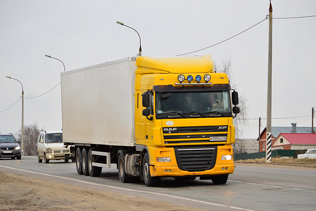 Мордовия, № К 035 ОА 13 — DAF XF105 FT