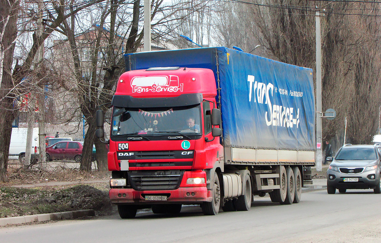 Львовская область, № 504 — DAF CF85 FT