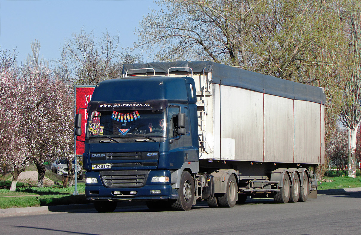 Запорожская область, № АР 7686 СМ — DAF CF85 FT