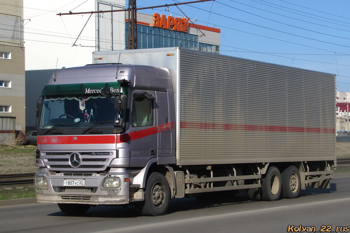 Алтайский край, № Т 807 УС 22 — Mercedes-Benz Actros ('2003) 2536