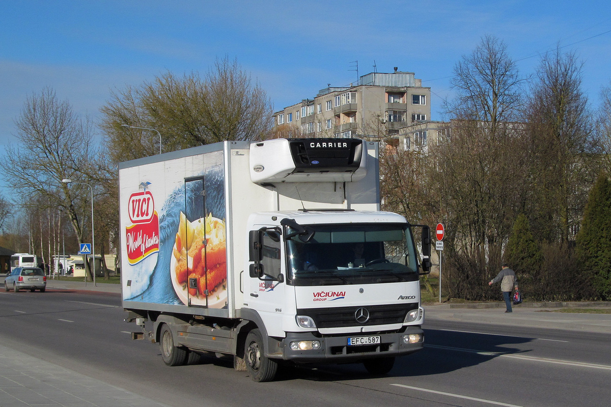 Литва, № EFC 587 — Mercedes-Benz Atego 916