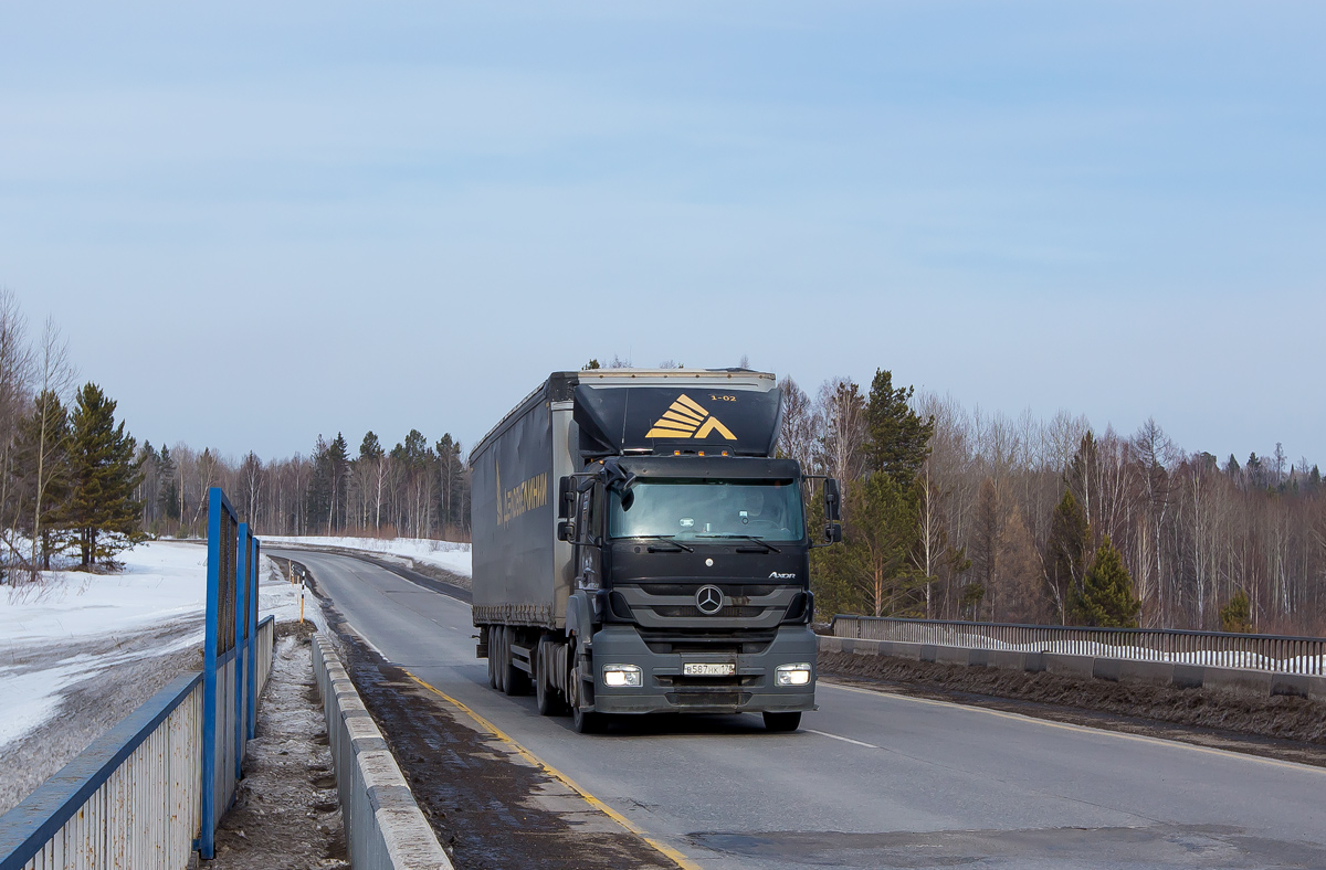 Башкортостан, № В 587 НК 178 — Mercedes-Benz Axor 1836