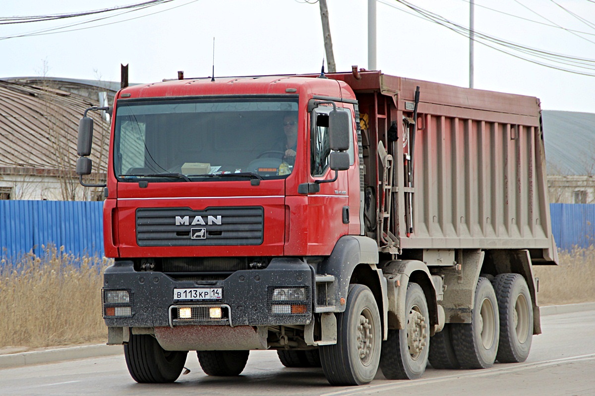 Саха (Якутия), № В 113 КР 14 — MAN TGA 41.480