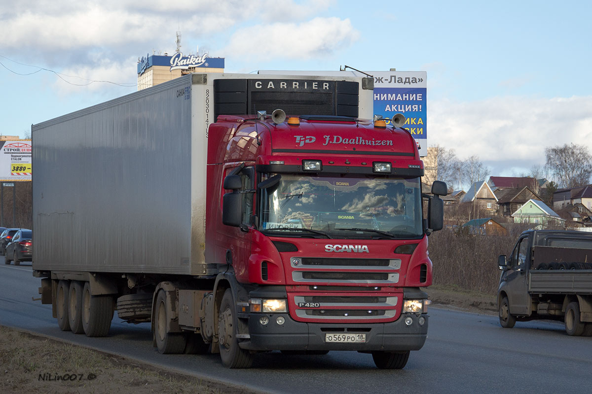 Удмуртия, № О 569 РО 18 — Scania ('2004) R420