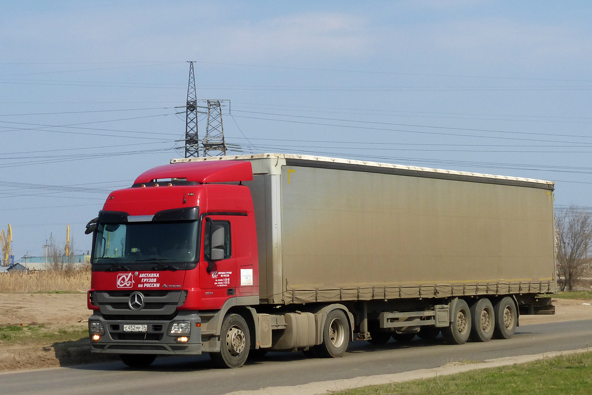 Волгоградская область, № С 452 МР 34 — Mercedes-Benz Actros '09 1841 [Z9M]