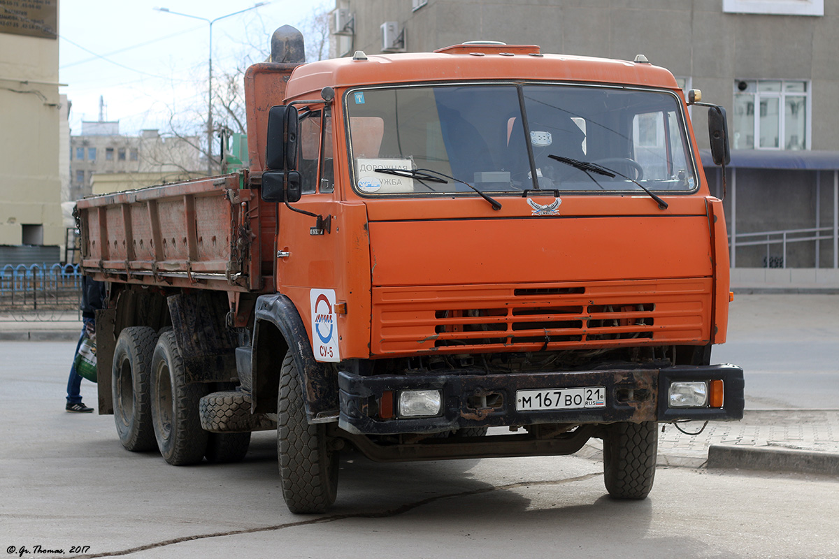 Чувашия, № М 167 ВО 21 — КамАЗ-53215 (общая модель)