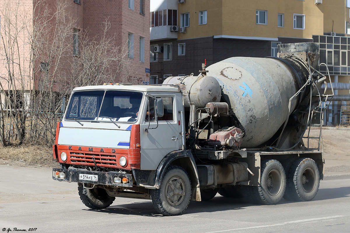 Саха (Якутия), № Р 314 КЕ 14 — КамАЗ-55111 (общая модель)