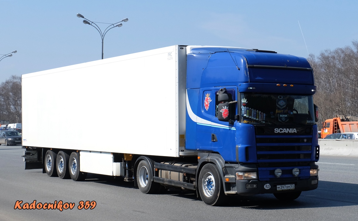 Орловская область, № М 397 ВМ 57 — Scania ('1996) R164L