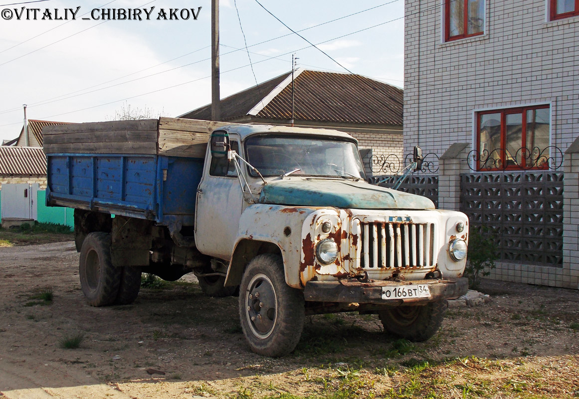 Волгоградская область, № О 166 ВТ 34 — ГАЗ-53-02