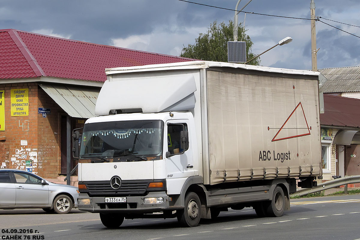 Вологодская область, № В 333 ЕА 35 — Mercedes-Benz Atego 817