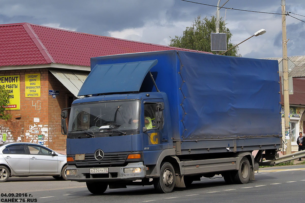 Вологодская область, № Е 234 РН 35 — Mercedes-Benz Atego 815