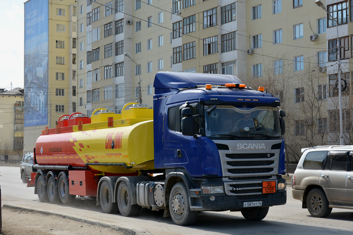 Саха (Якутия), № С 587 КТ 14 — Scania ('2013) G440