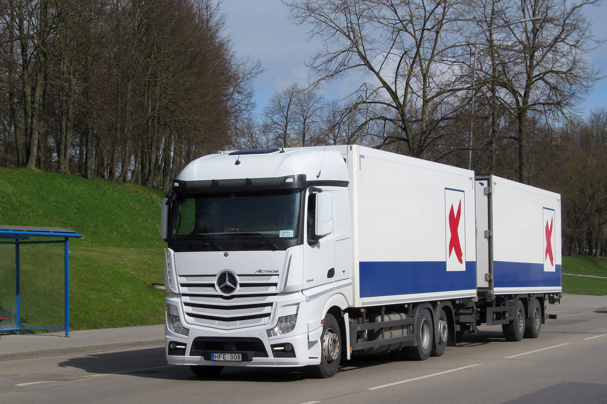 Литва, № HFE 008 — Mercedes-Benz Actros ('2011) 2542