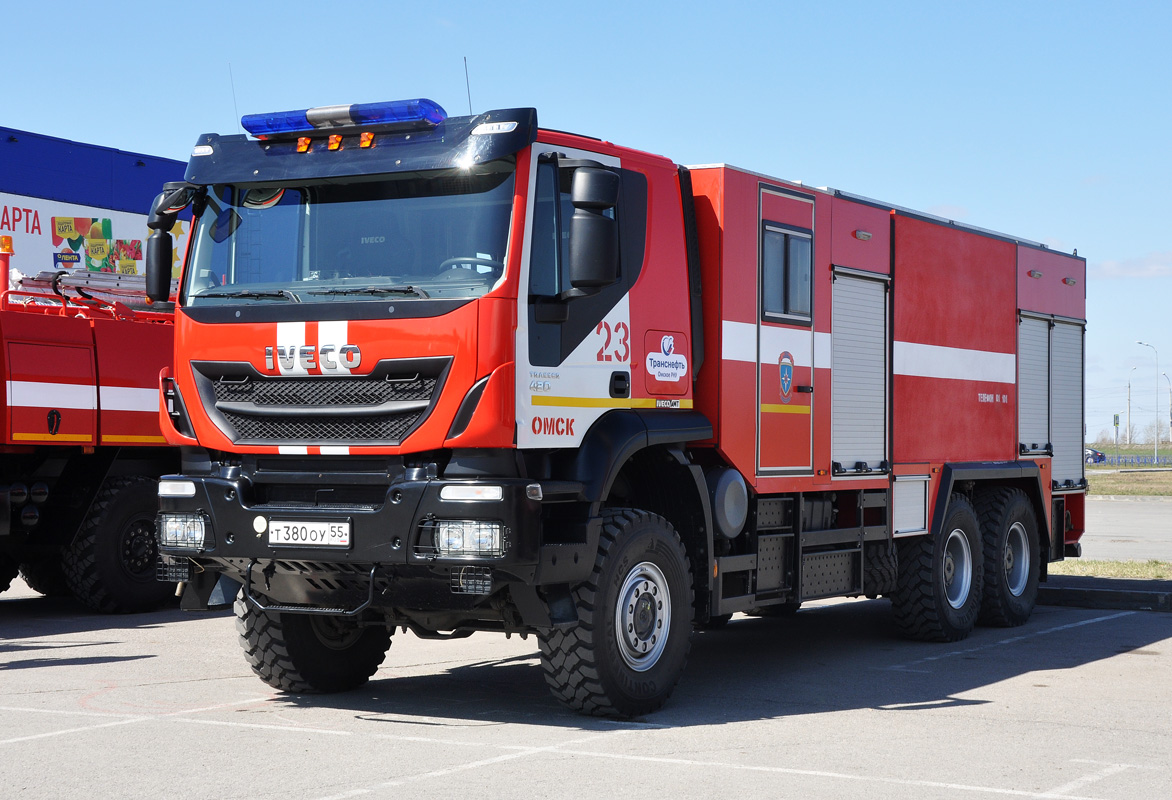 Омская область, № Т 380 ОУ 55 — IVECO-AMT Trakker ('2013)