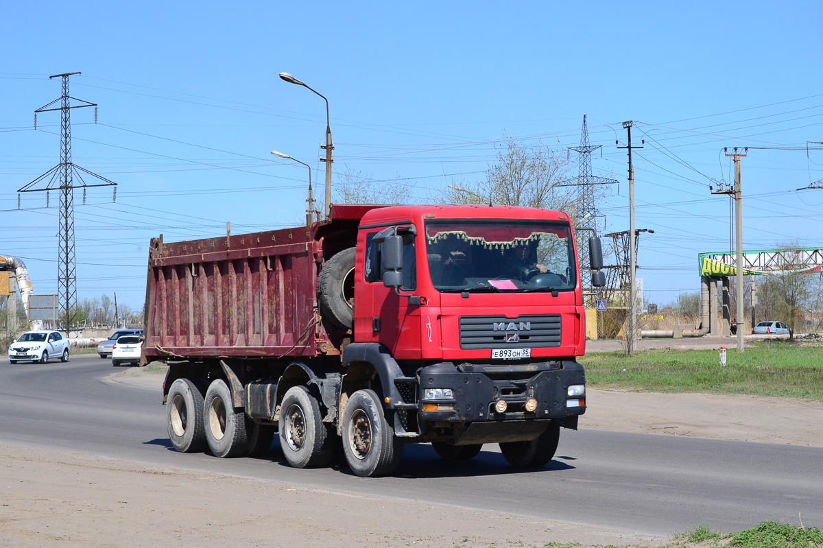 Волгоградская область, № Е 893 ОН 35 — MAN TGA 41.390