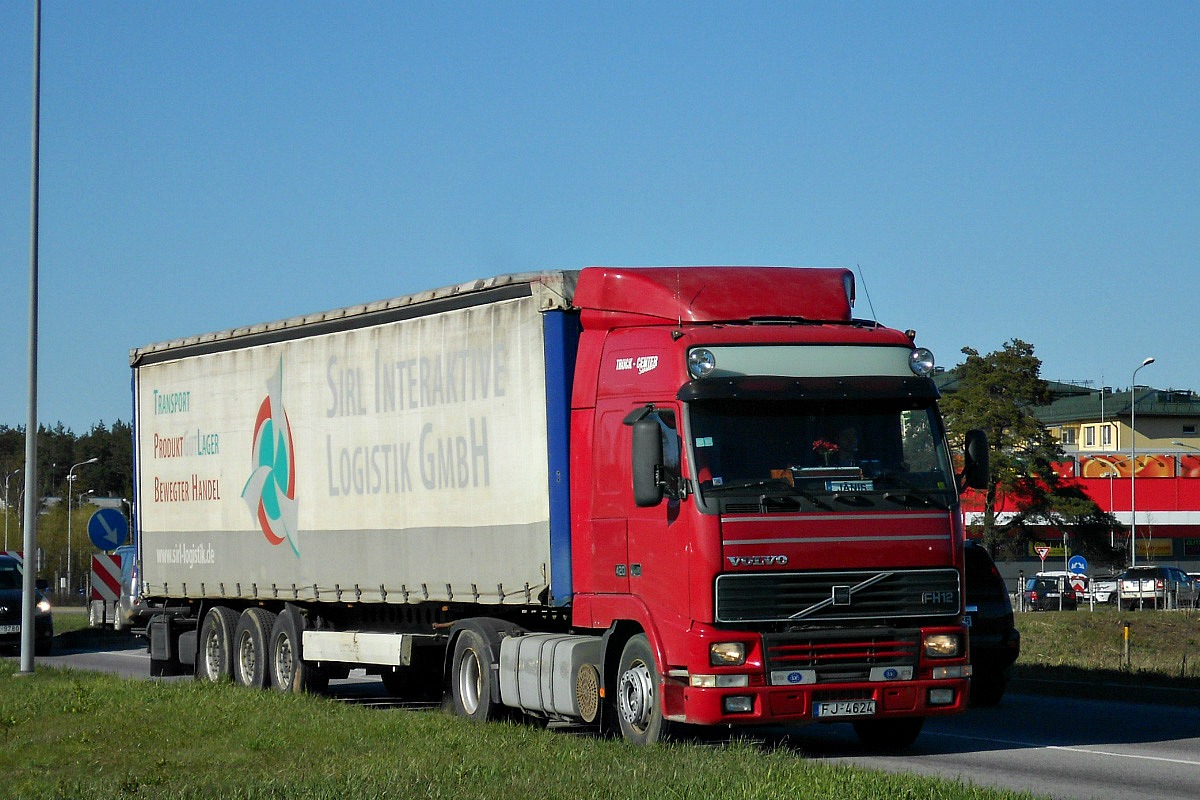 Латвия, № FJ-4624 — Volvo ('1993) FH12.420